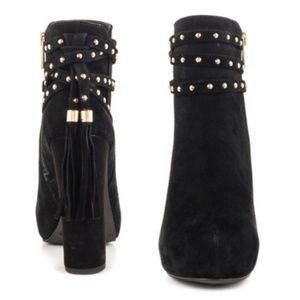 Jessica Simpson Black Suede Booties